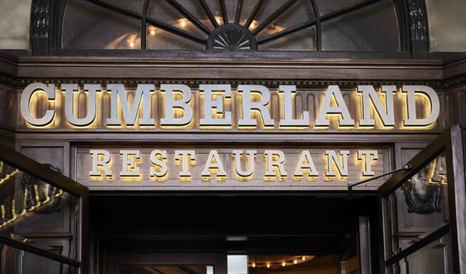 Eingang Restaurant Cumberland